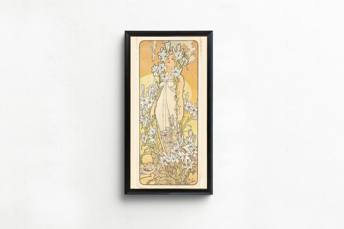Alphonse Mucha — The Lily | Art Nouveau Print