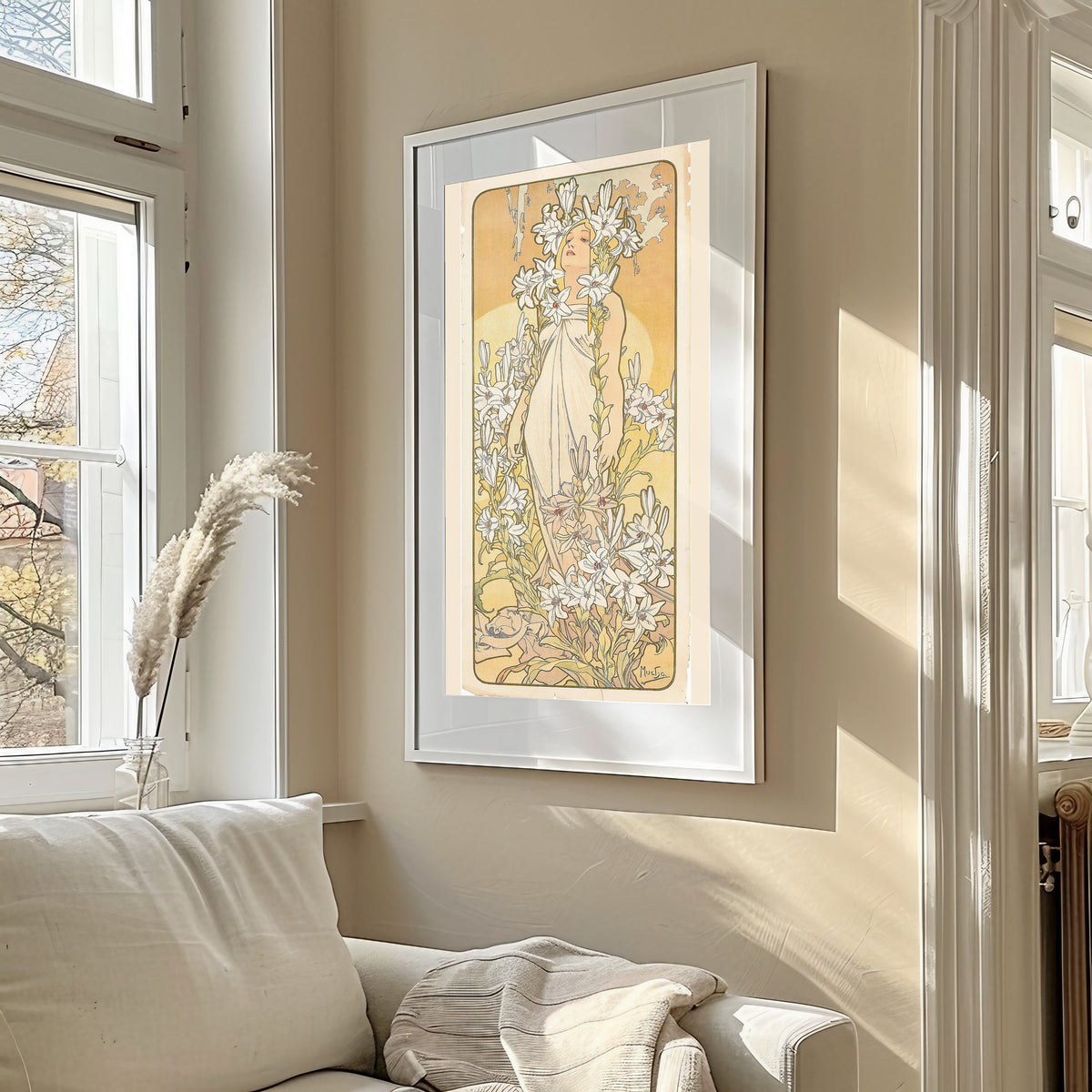 Alphonse Mucha — The Lily | Art Nouveau Print