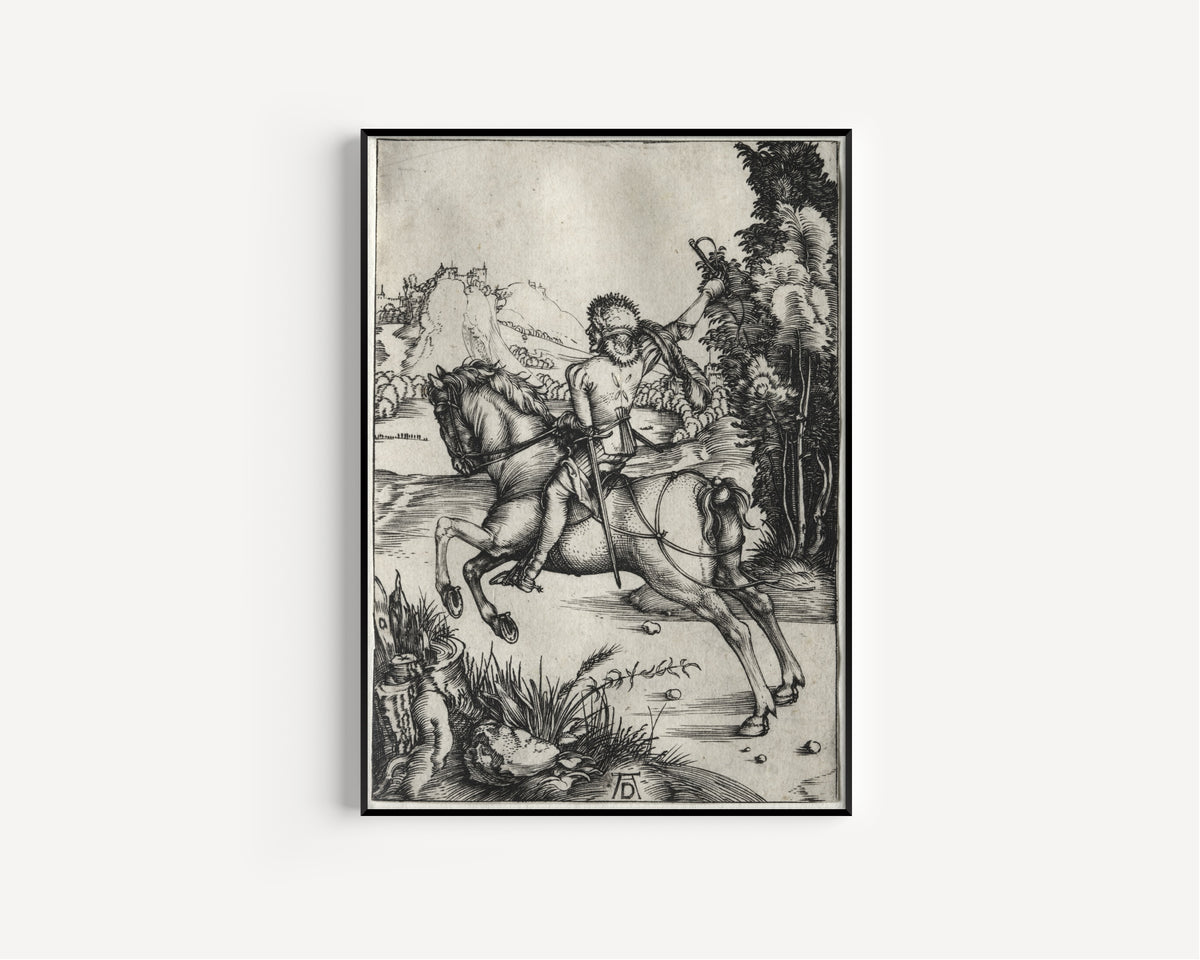 Albrecht Dürer — The Little Courier | Engraving Print