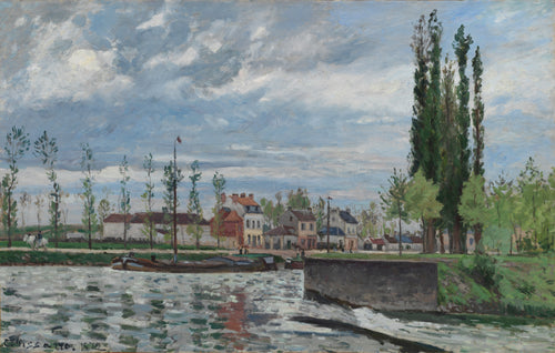 Camille Pissarro — The Lock at Pontoise | Fine Art Print