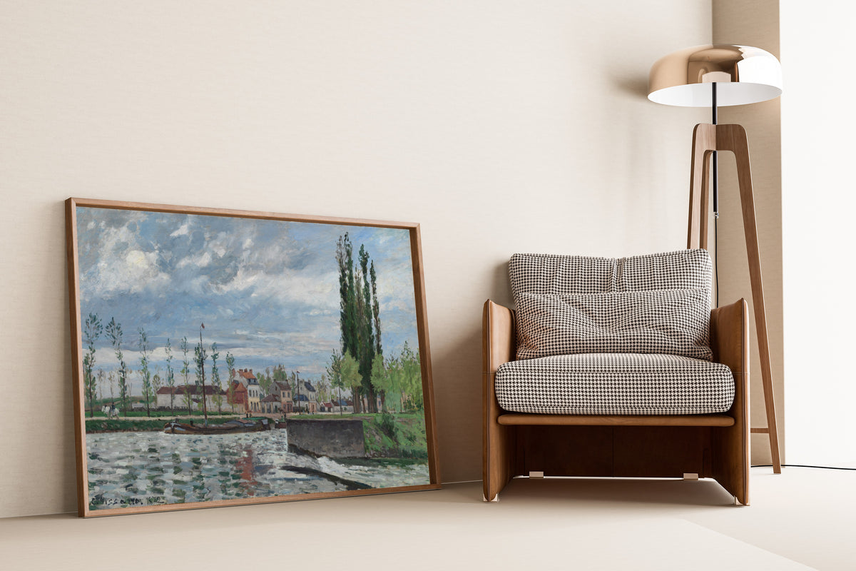 Camille Pissarro — The Lock at Pontoise | Fine Art Print