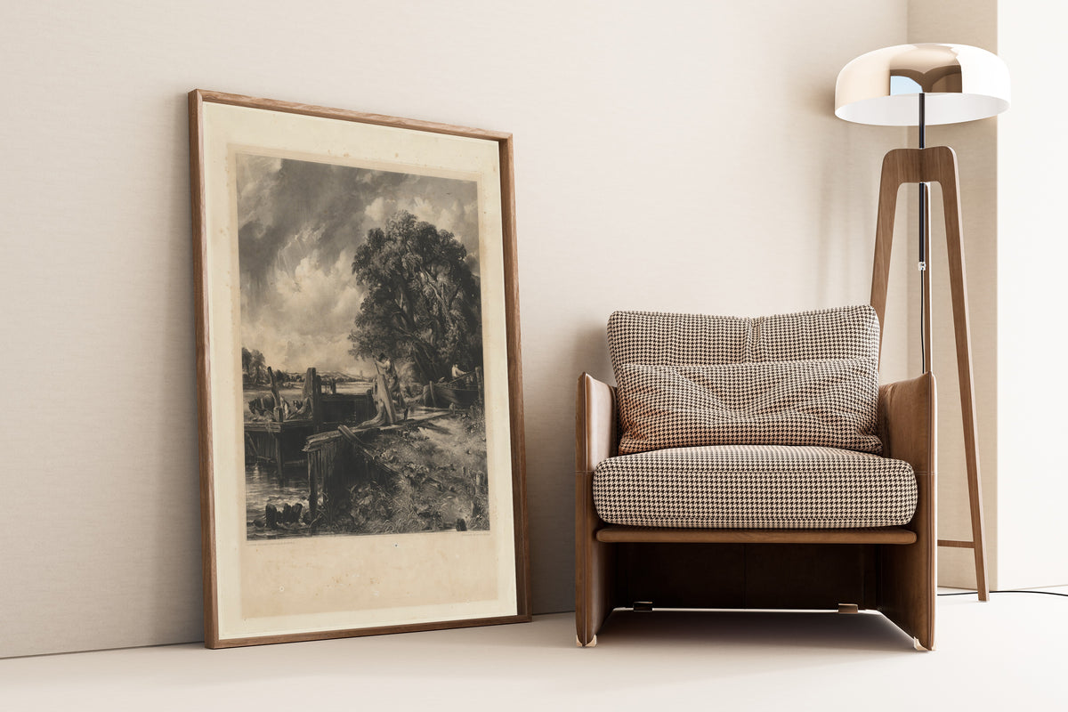 John Constable — The Lock | Mezzotint Print