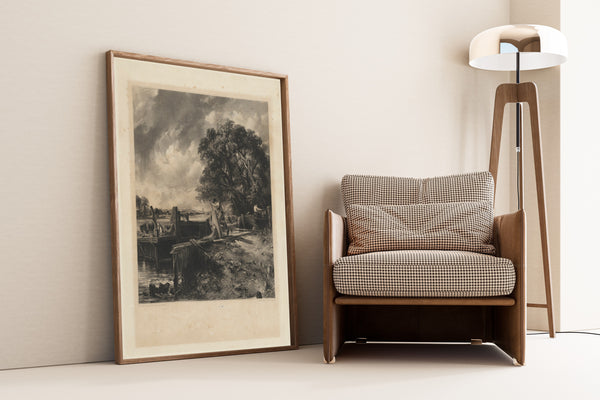 John Constable — The Lock | Mezzotint Print