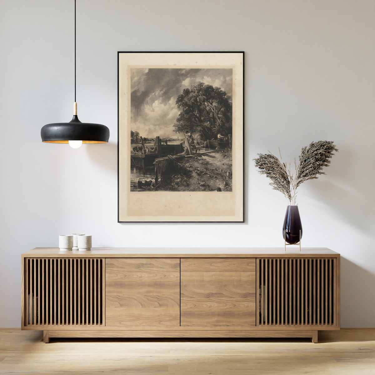 John Constable — The Lock | Mezzotint Print