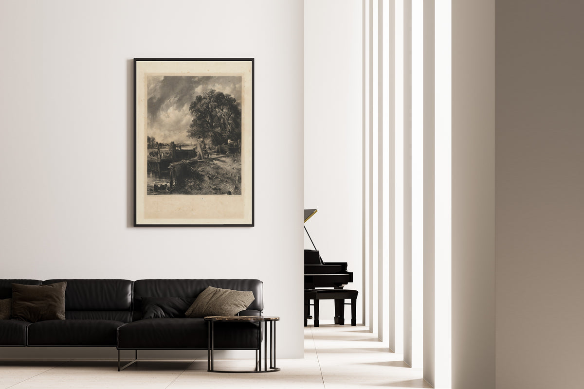 John Constable — The Lock | Mezzotint Print
