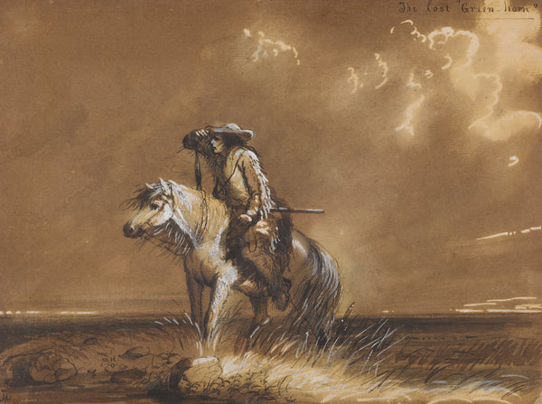 Alfred Jacob Miller — The Lost ‘Green-horn’ | Western Art Print