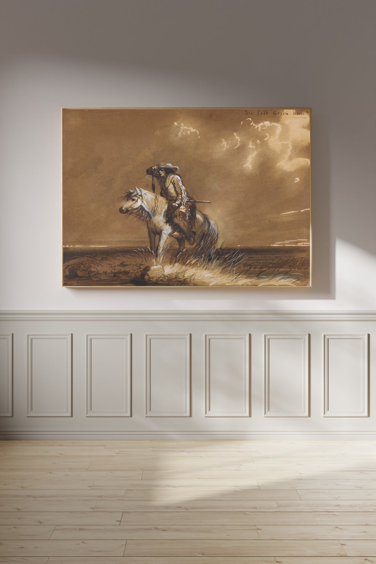 Alfred Jacob Miller — The Lost ‘Green-horn’ | Western Art Print