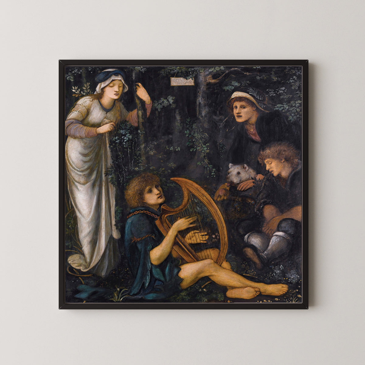 Edward Burne-Jones — The Madness of Sir Tristram | Pre-Raphaelite Art Print
