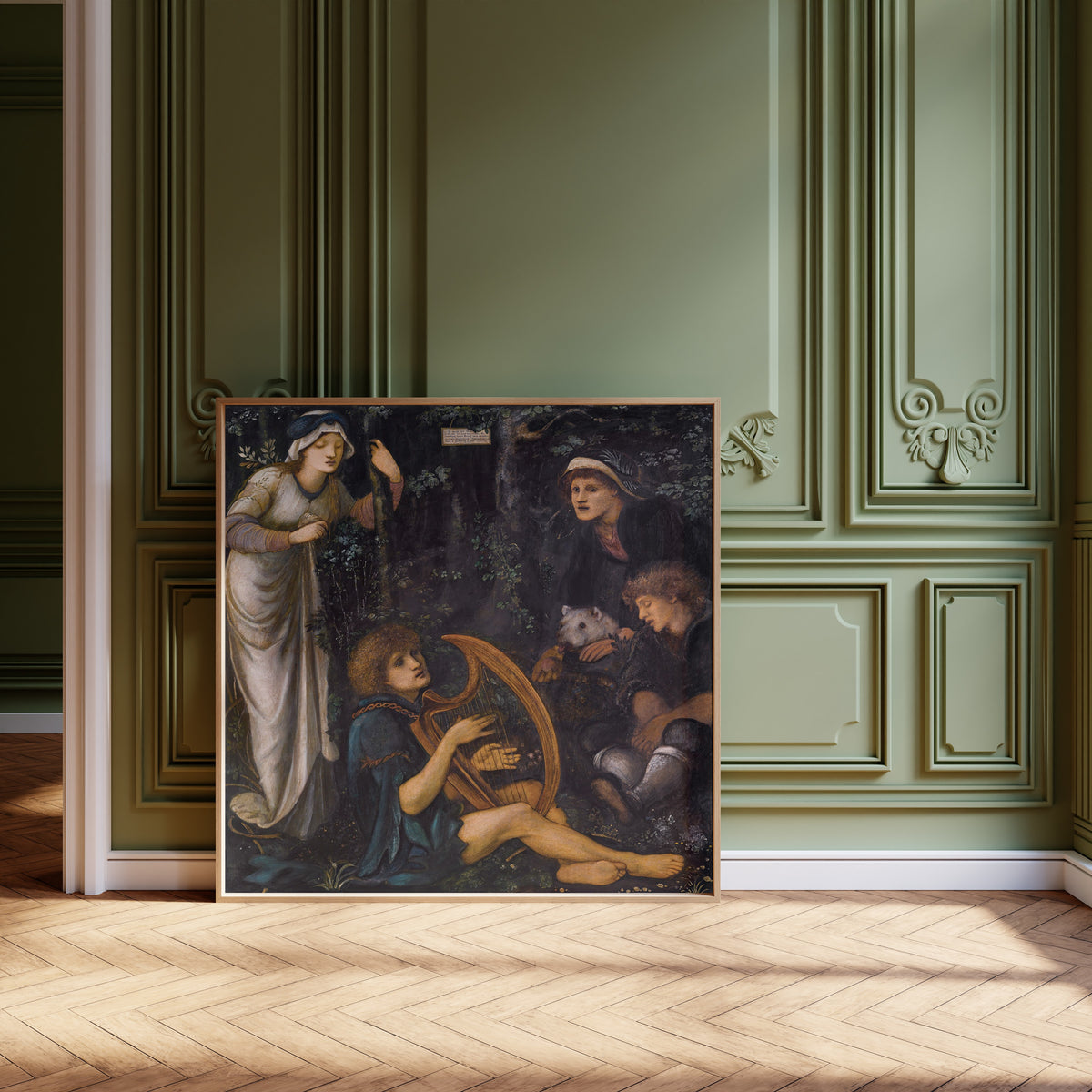 Edward Burne-Jones — The Madness of Sir Tristram | Pre-Raphaelite Art Print