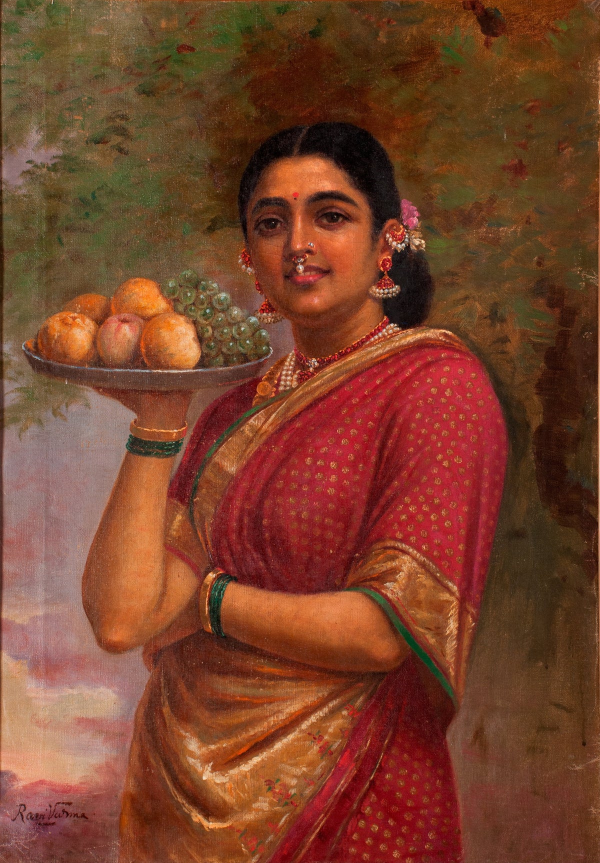 Raja Ravi Varma — The Maharashtrian Lady | Fine Art Print