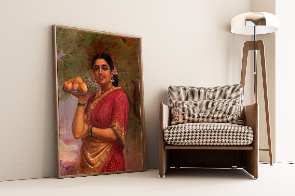 Raja Ravi Varma — The Maharashtrian Lady | Fine Art Print