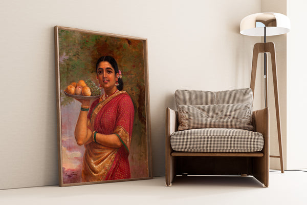 Raja Ravi Varma — The Maharashtrian Lady | Fine Art Print