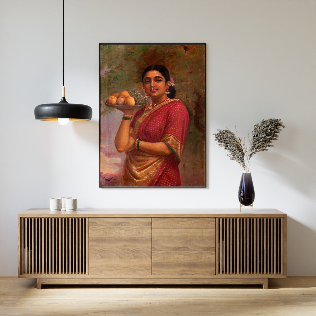 Raja Ravi Varma — The Maharashtrian Lady | Fine Art Print