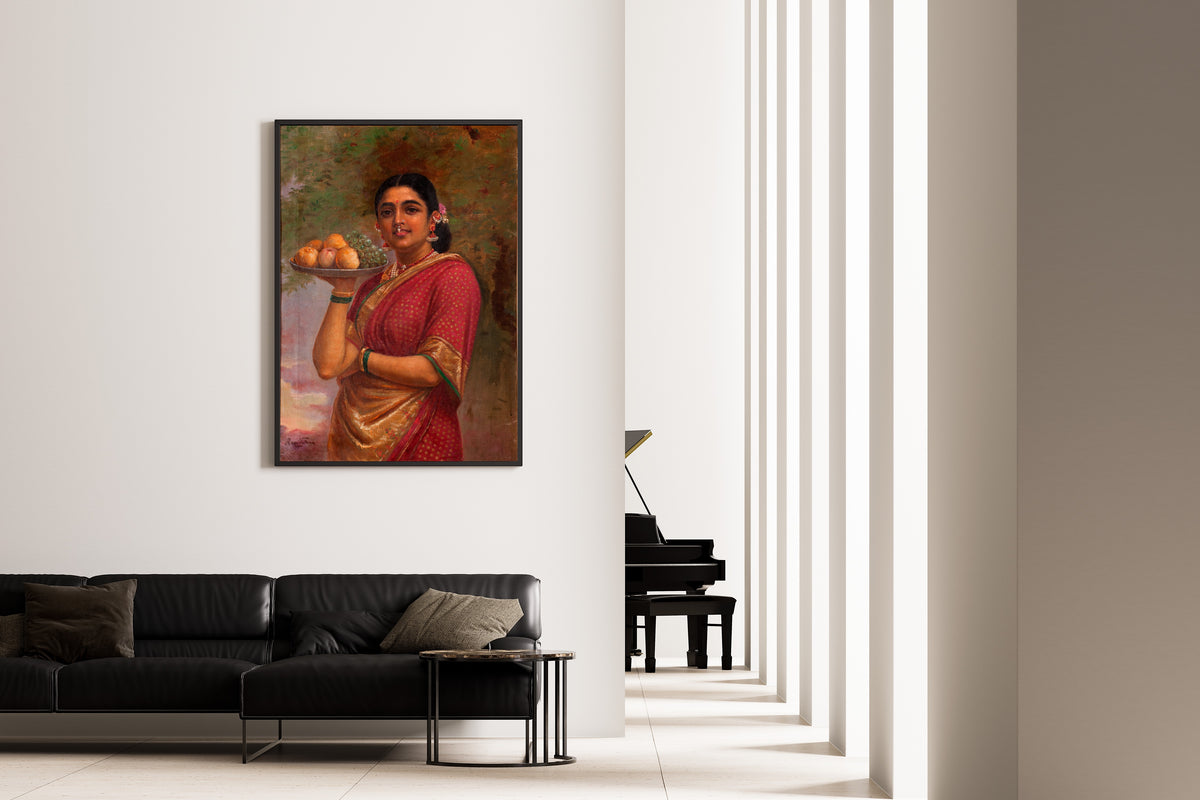 Raja Ravi Varma — The Maharashtrian Lady | Fine Art Print