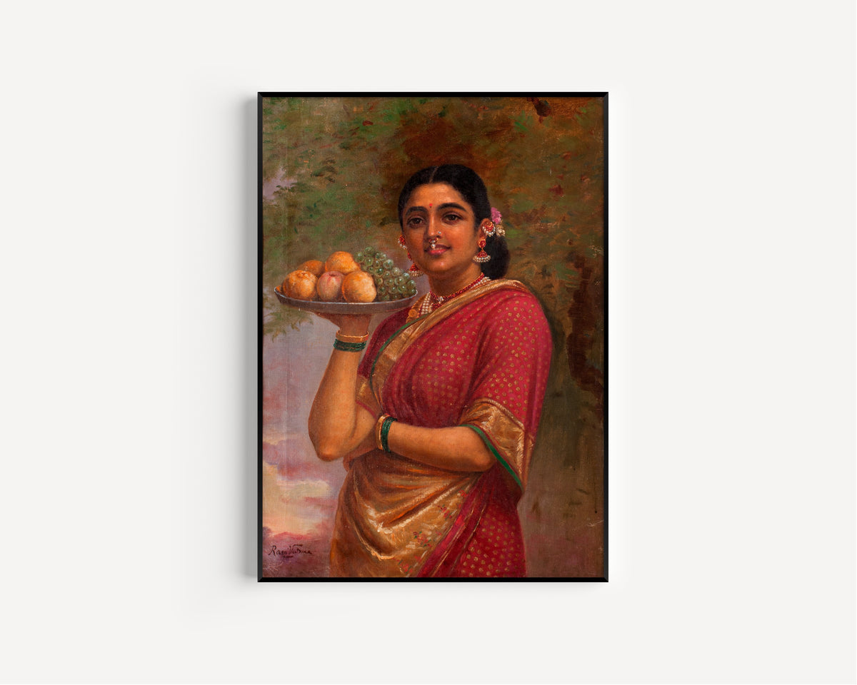 Raja Ravi Varma — The Maharashtrian Lady | Fine Art Print