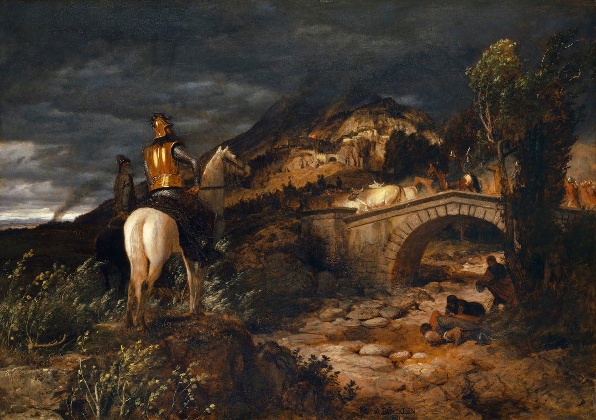 Arnold Böcklin — The March of the Goths | Symbolist Art Print