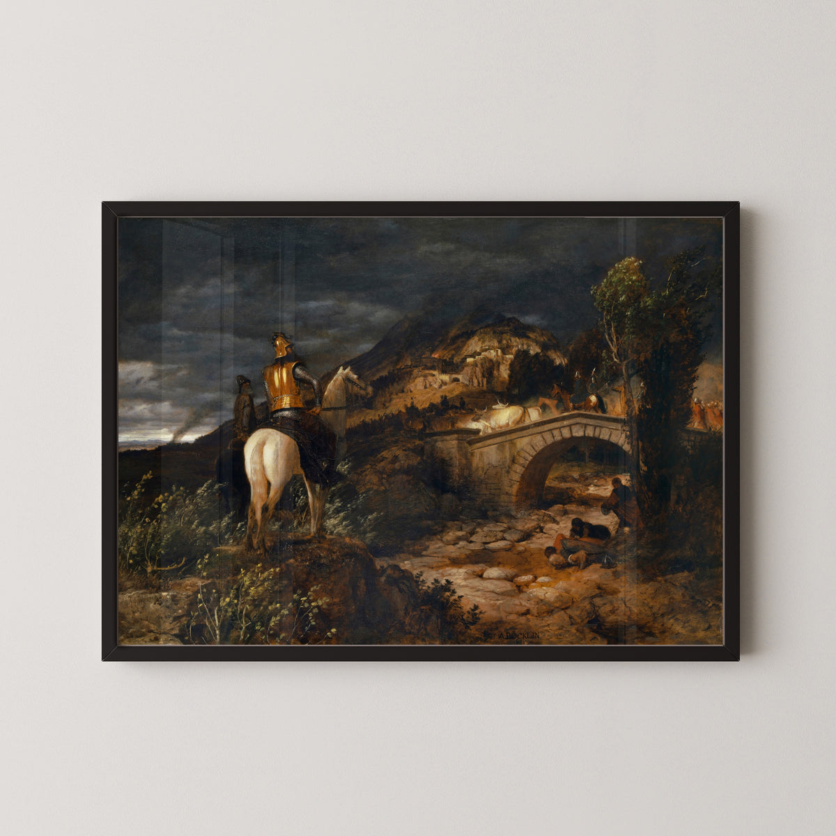 Arnold Böcklin — The March of the Goths | Symbolist Art Print