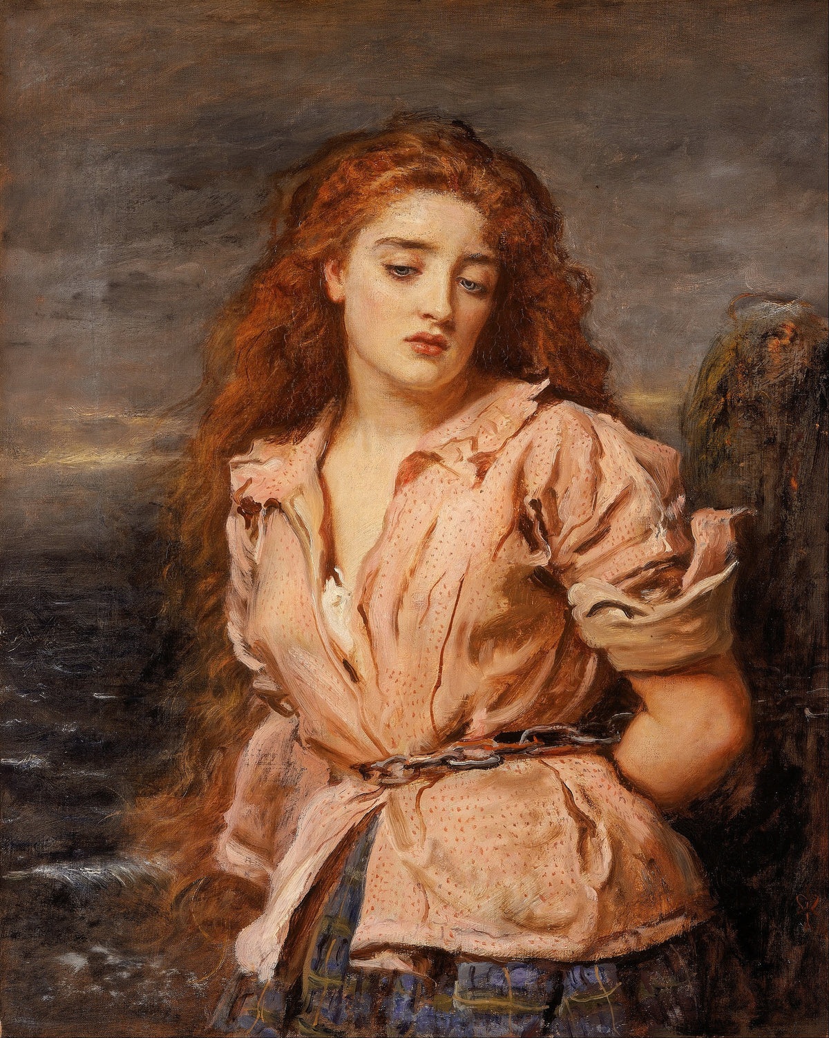 John Everett Millais — The Martyr of the Solway | Pre-Raphaelite Art Print