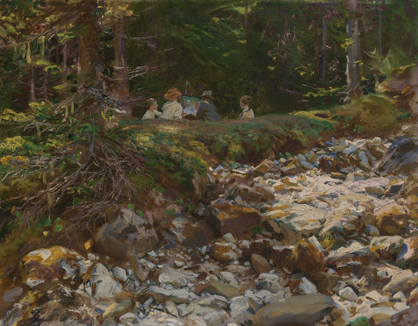 John Singer Sargent — The Master and His Pupils | Fine Art Print