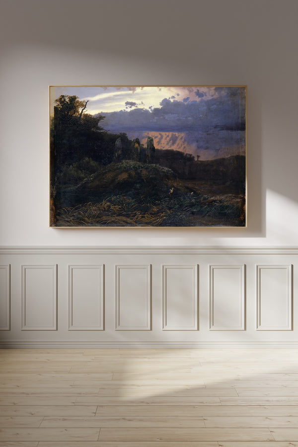 Arnold Böcklin — The Megalithic Tomb | Landscape Fine Art Print