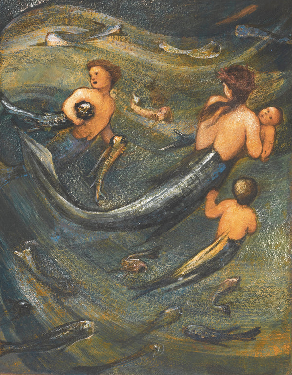 Edward Burne-Jones — The Mermaid Family | Pre-Raphaelite Art Print