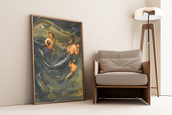 Edward Burne-Jones — The Mermaid Family | Pre-Raphaelite Art Print