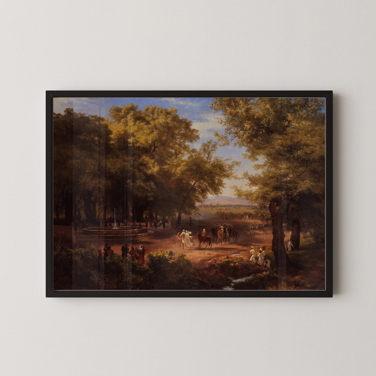 José María Velasco — The Mexico City Alameda | Landscape Fine Art Print