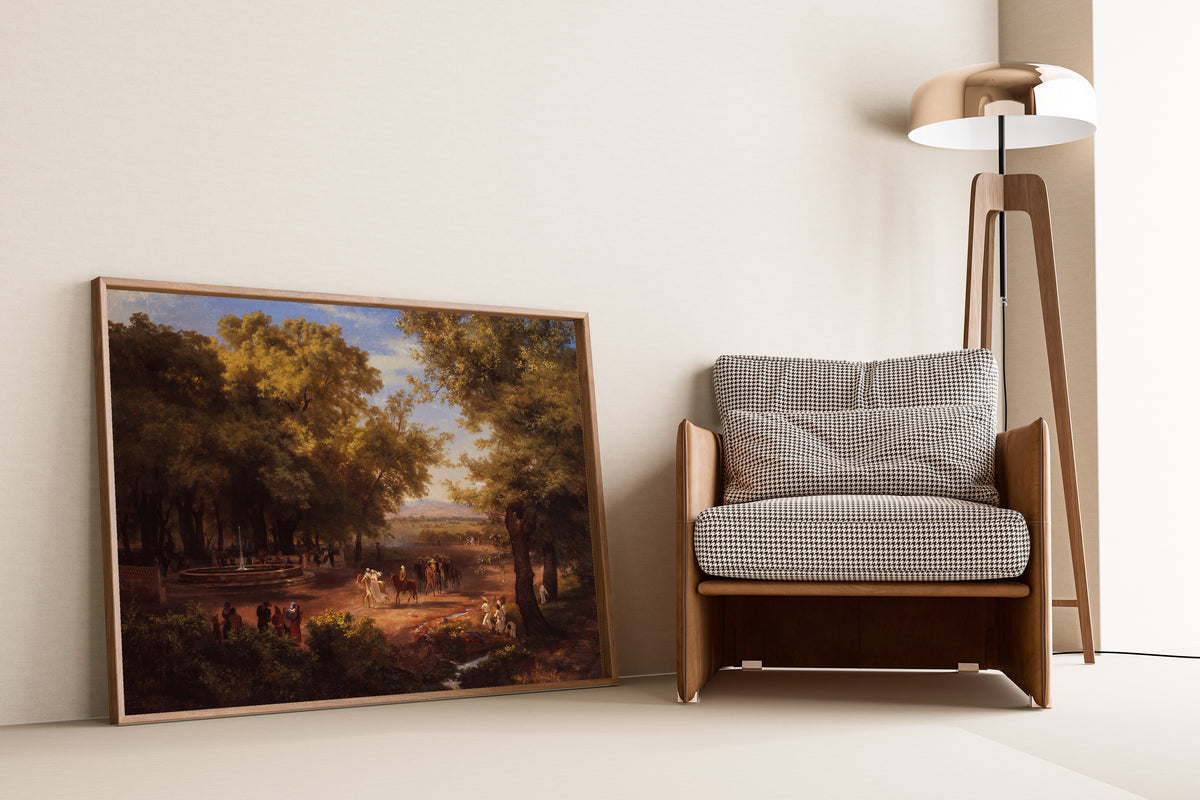 José María Velasco — The Mexico City Alameda | Landscape Fine Art Print