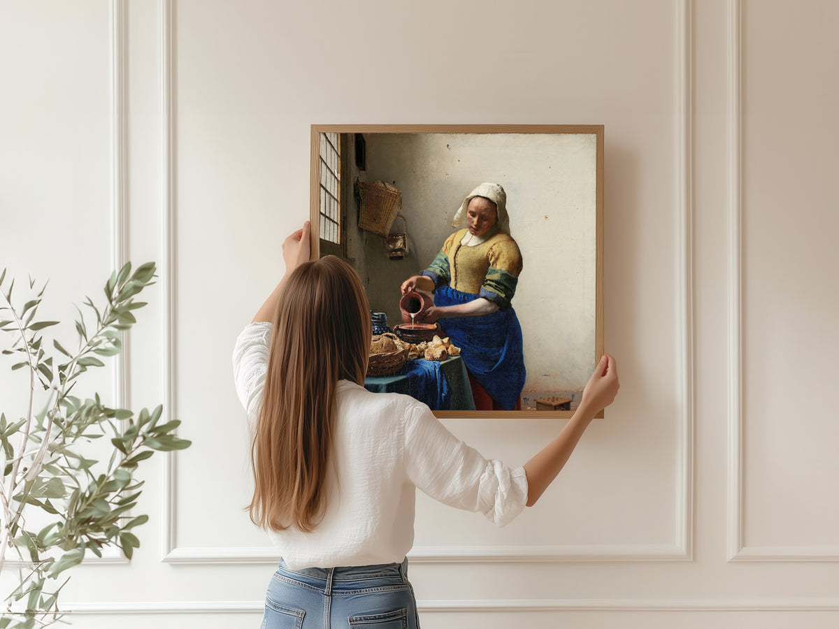Johannes Vermeer — The Milkmaid | Fine Art Print