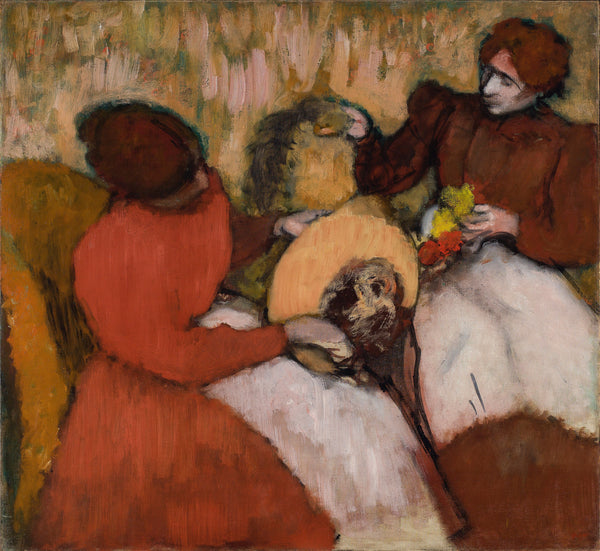 Edgar Degas — The Milliners (Women in Red) | Fine Art Print