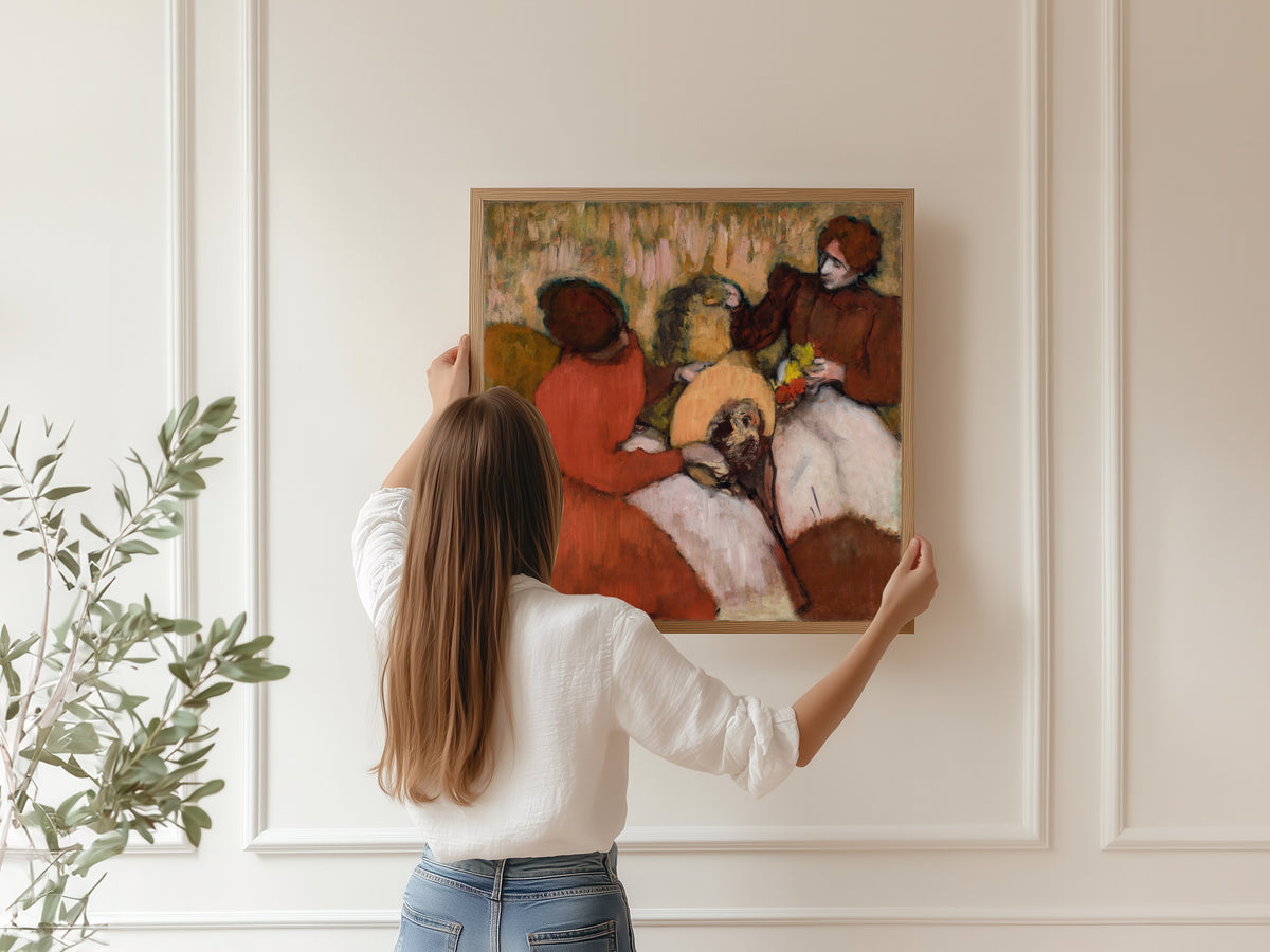 Edgar Degas — The Milliners (Women in Red) | Fine Art Print