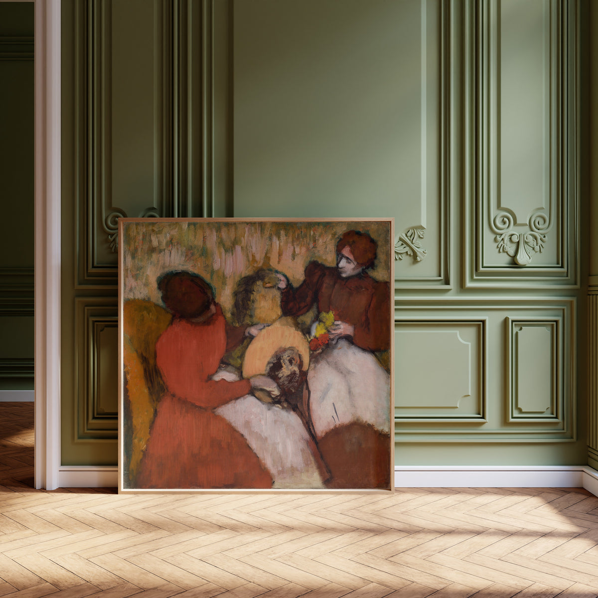 Edgar Degas — The Milliners (Women in Red) | Fine Art Print