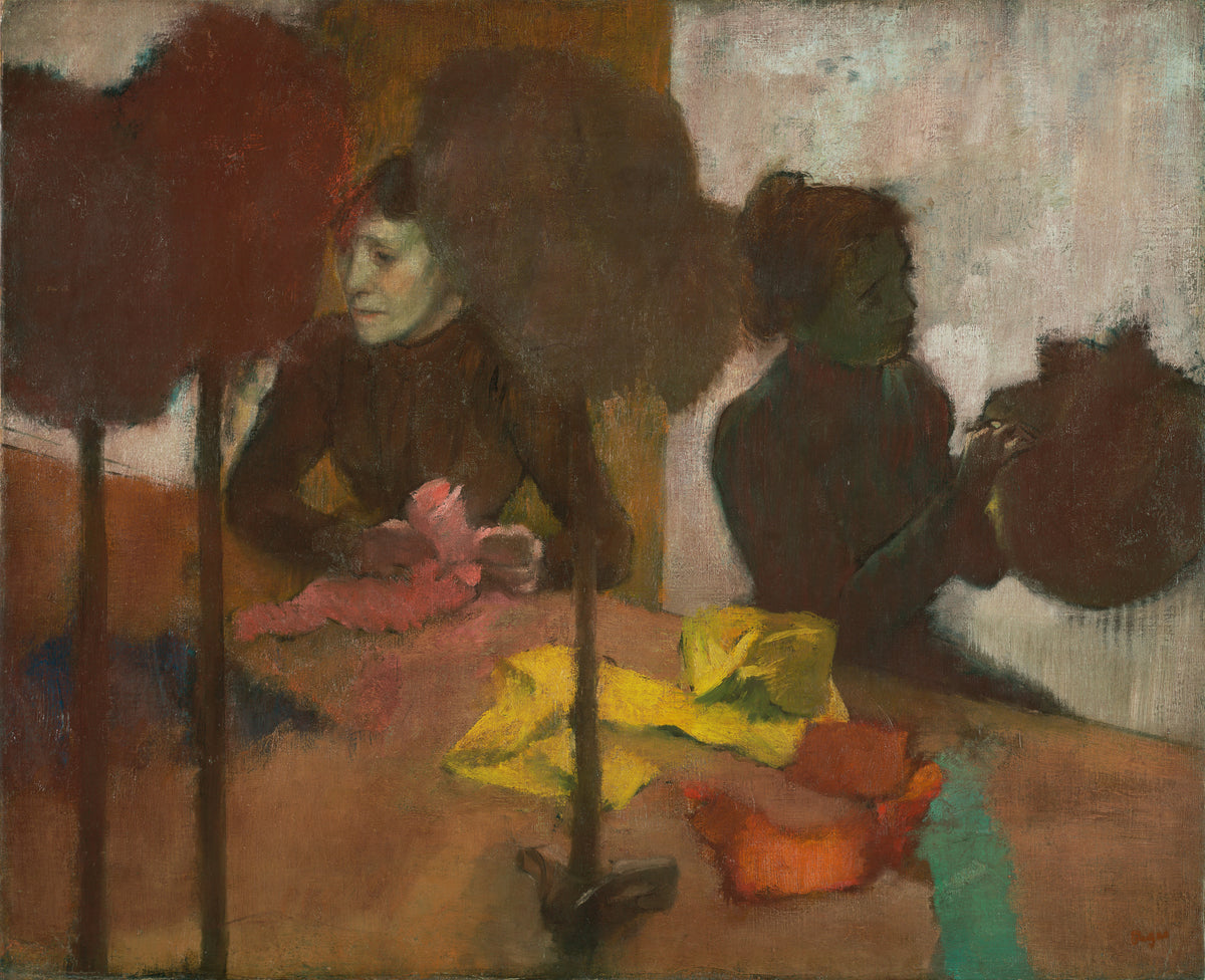 Edgar Degas — The Milliners (Yellow Hat) | Fine Art Print
