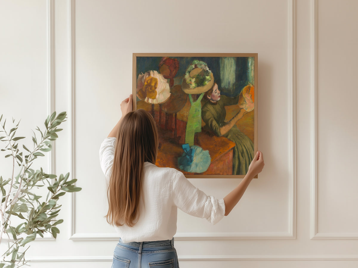 Edgar Degas — The Millinery Shop | Fine Art Print