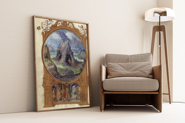 Splendor Solis — The Mine | Illuminated Manuscript Print