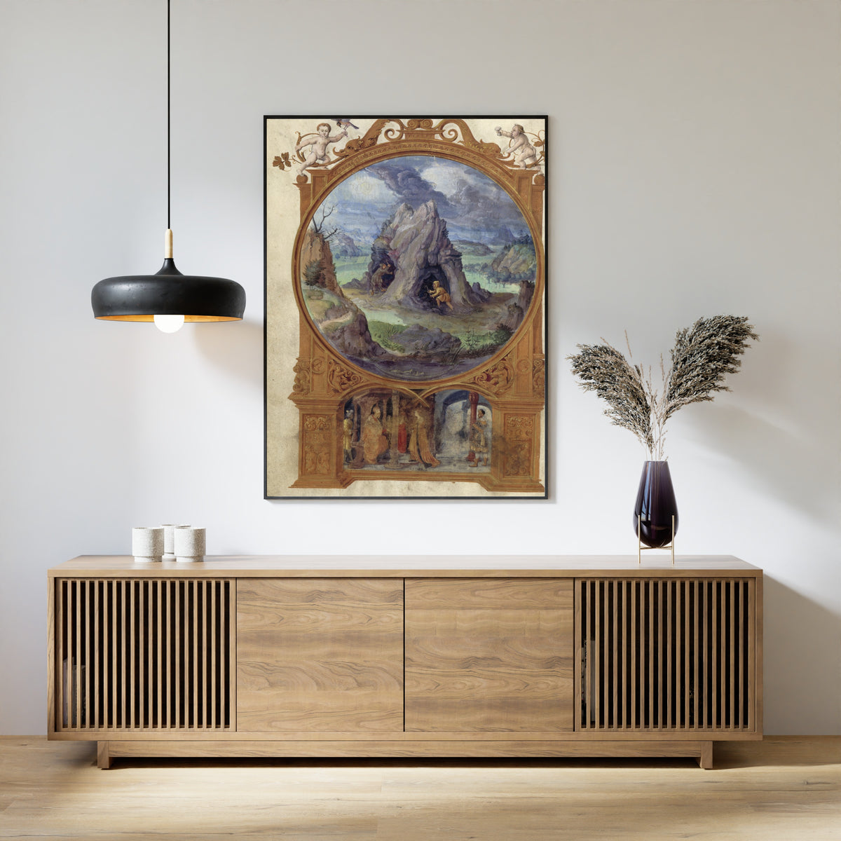 Splendor Solis — The Mine | Illuminated Manuscript Print