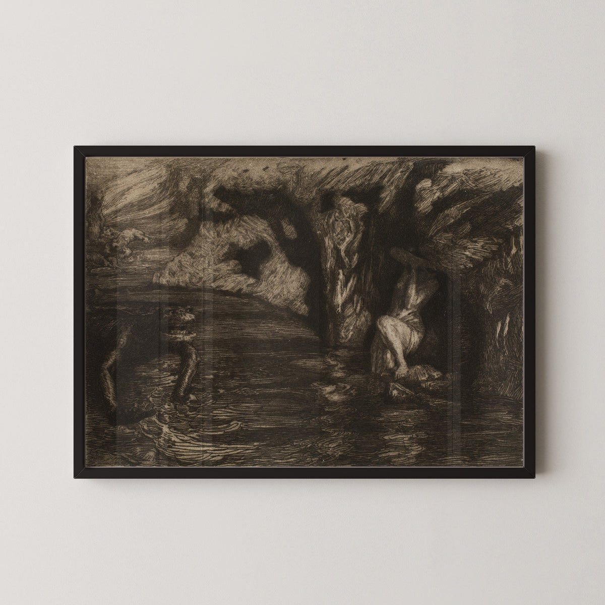 Marcel Roux — The Monsters | Symbolist Art Print