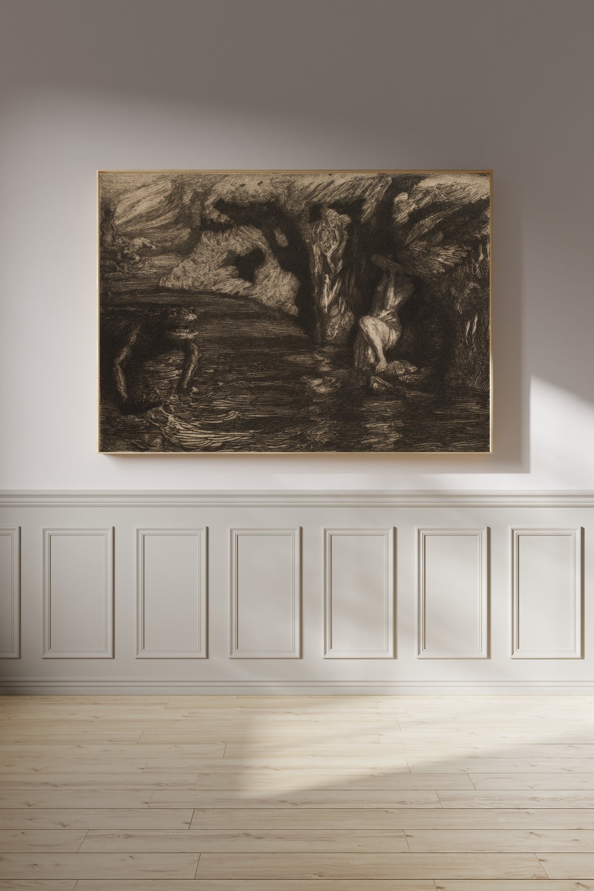 Marcel Roux — The Monsters | Symbolist Art Print