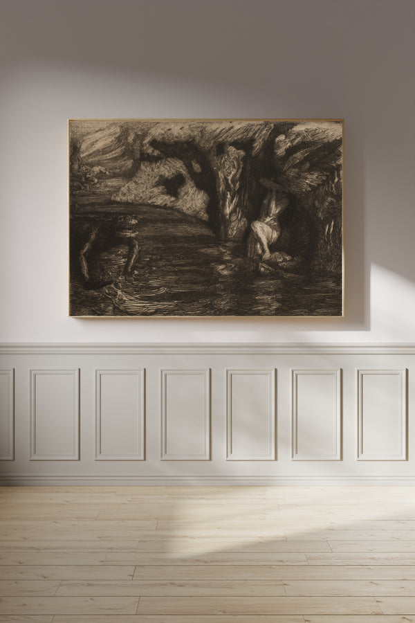 Marcel Roux — The Monsters | Symbolist Art Print