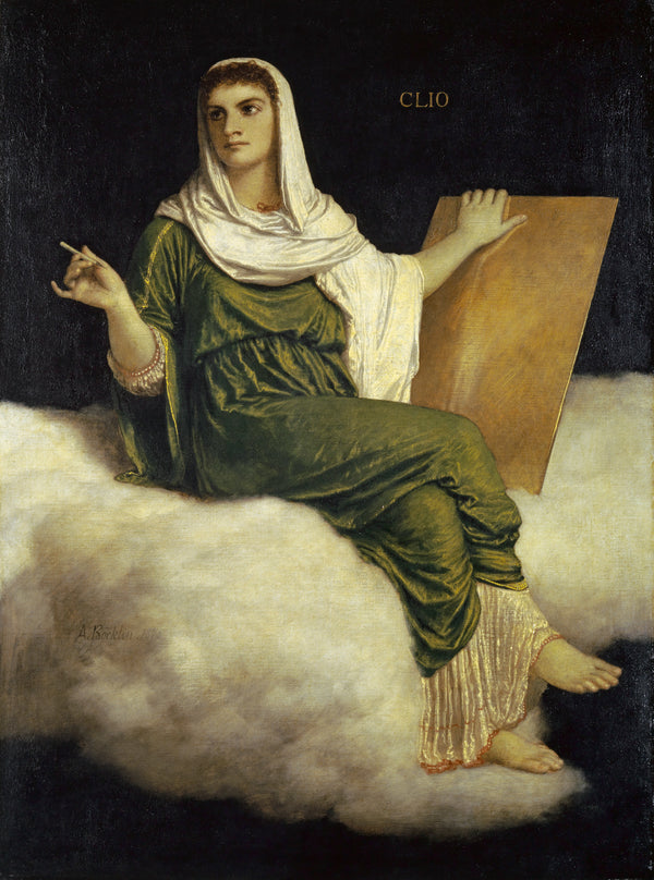 Arnold Böcklin — The Muse Clio | Symbolist Art Print