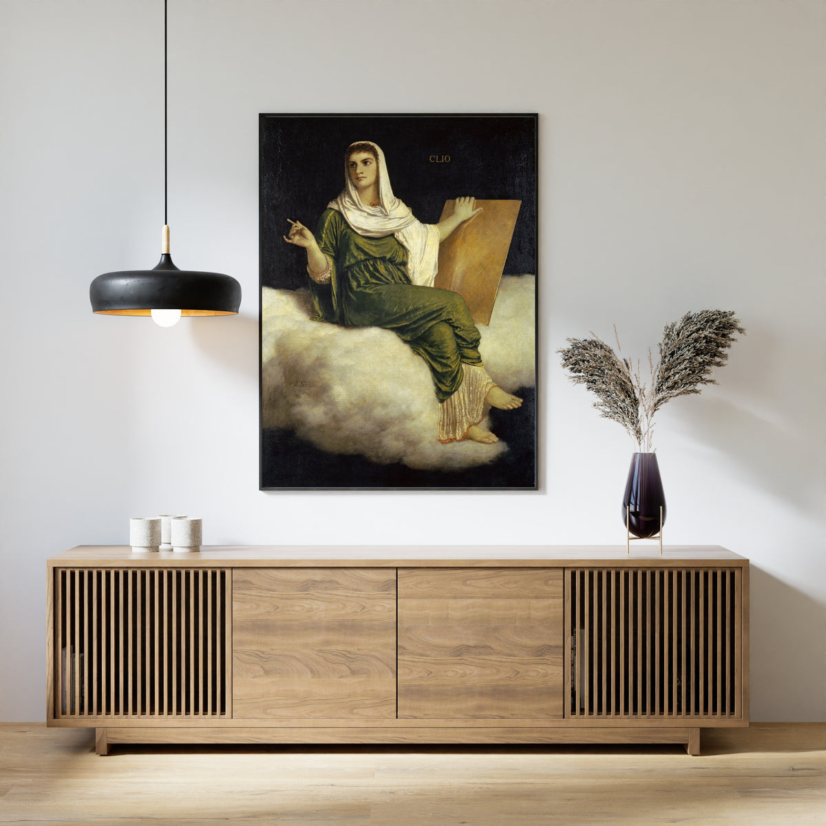 Arnold Böcklin — The Muse Clio | Symbolist Art Print