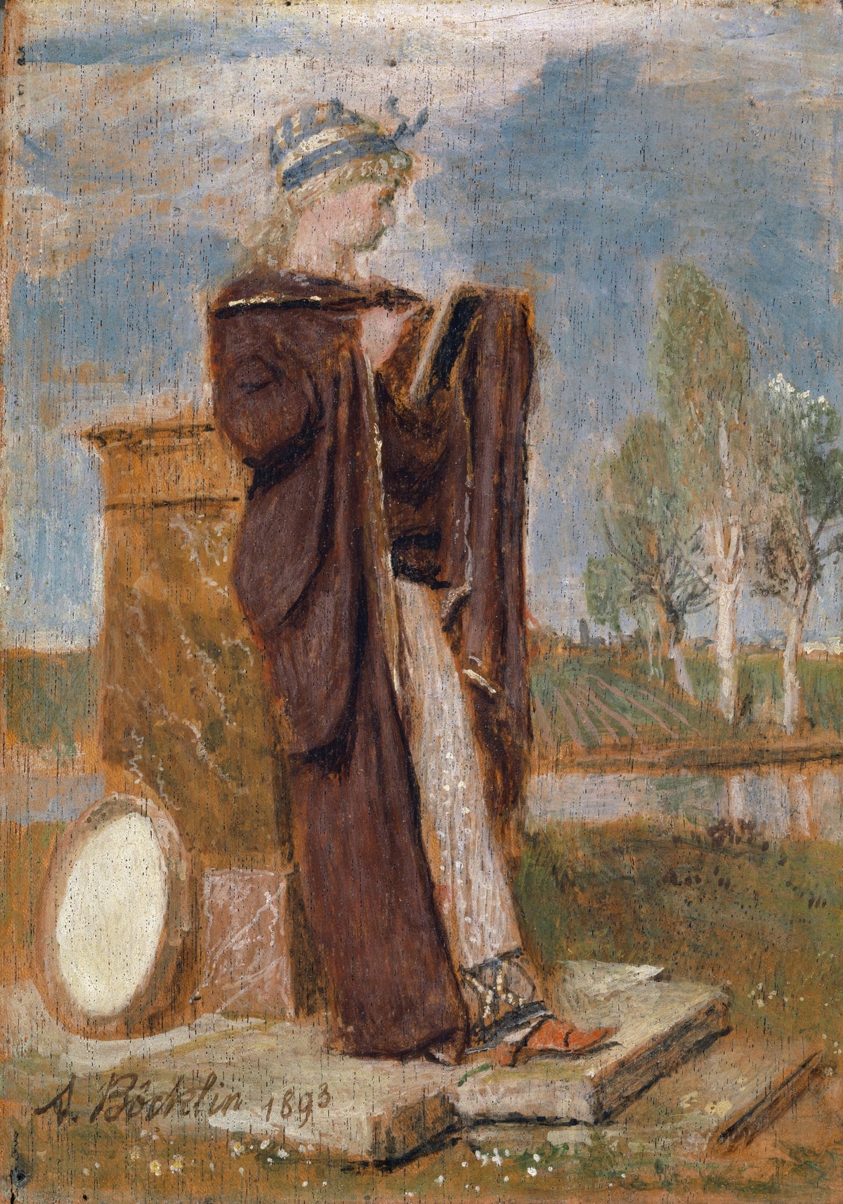 Arnold Böcklin — The Muse Thalia | Symbolist Art Print