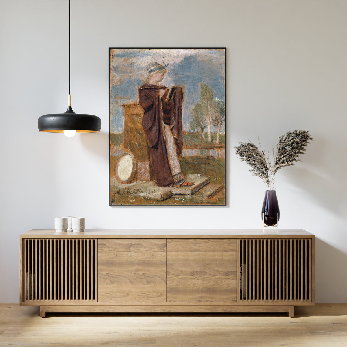Arnold Böcklin — The Muse Thalia | Symbolist Art Print