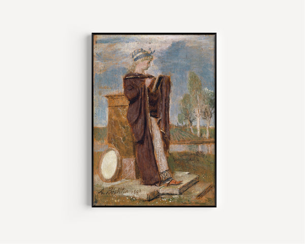 Arnold Böcklin — The Muse Thalia | Symbolist Art Print