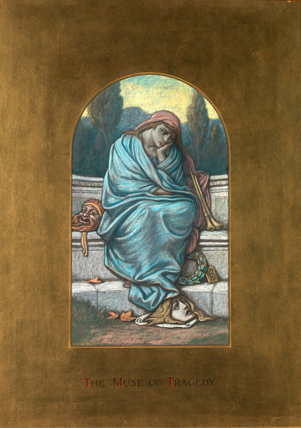 Elihu Vedder — The Muse of Tragedy | Symbolist Art Print