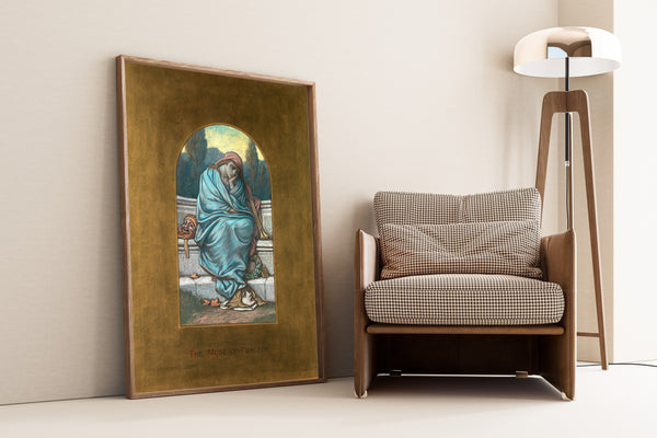 Elihu Vedder — The Muse of Tragedy | Symbolist Art Print