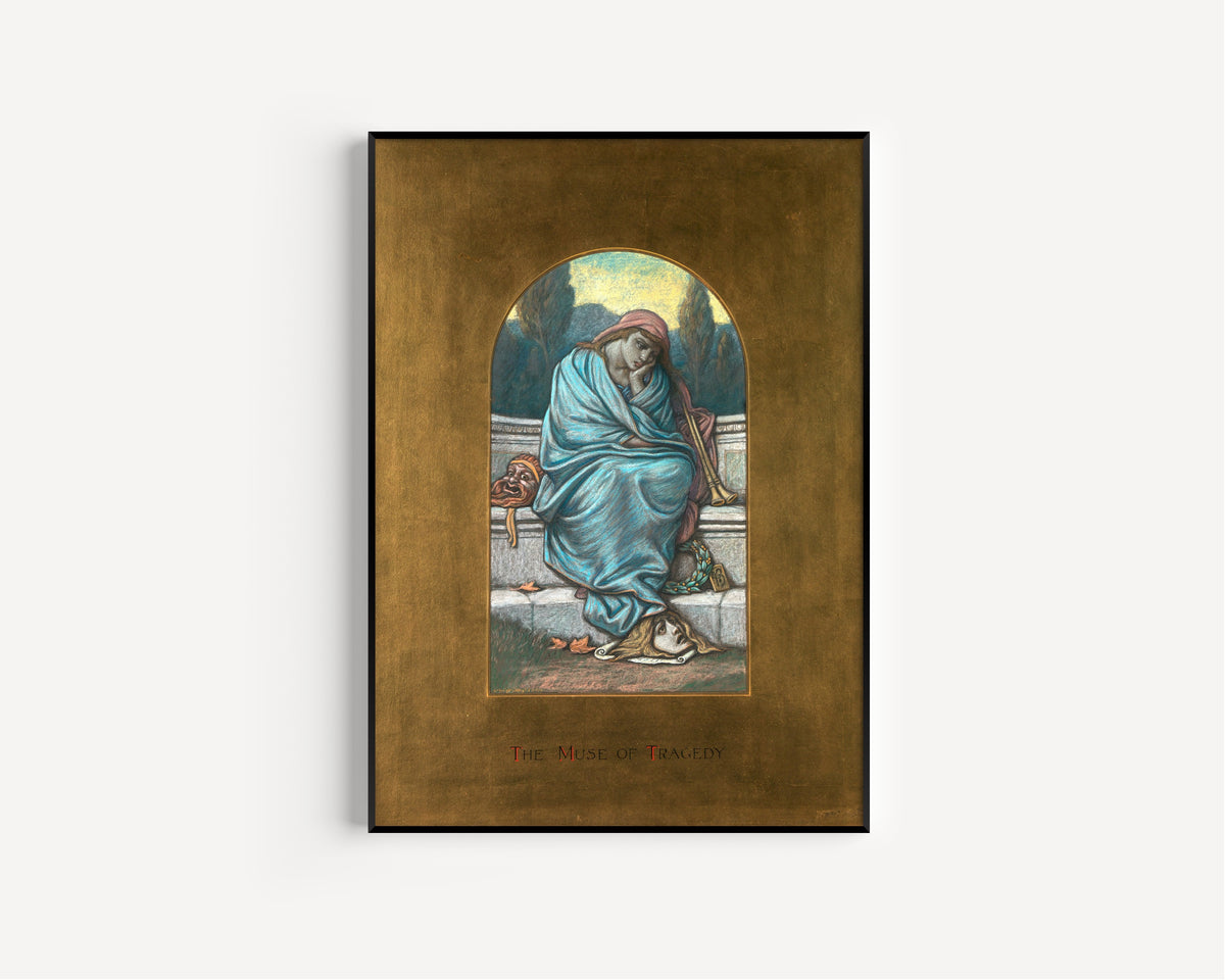 Elihu Vedder — The Muse of Tragedy | Symbolist Art Print