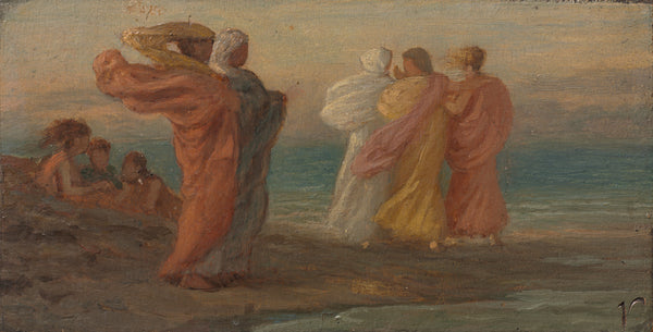 Elihu Vedder — The Music Party | Symbolist Art Print