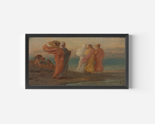 Elihu Vedder — The Music Party | Symbolist Art Print