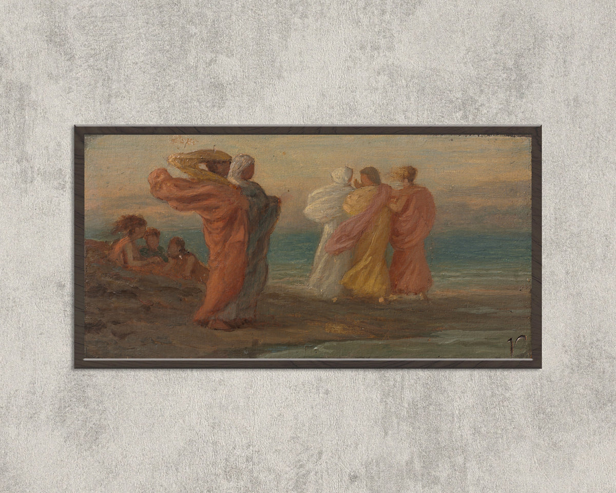 Elihu Vedder — The Music Party | Symbolist Art Print